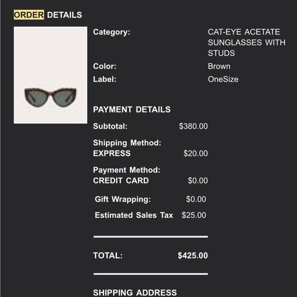 Valentino Elegant Black Sunglasses - Picture 8 of 8